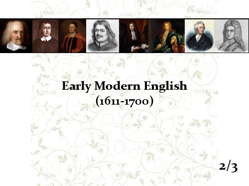 英语发展史_教学课件 Part 1Early_Modern_English_2