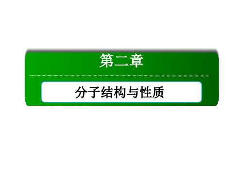 2020-2021学年化学人教版选修3课件：第二章 分子结构与性质 本章知识整合