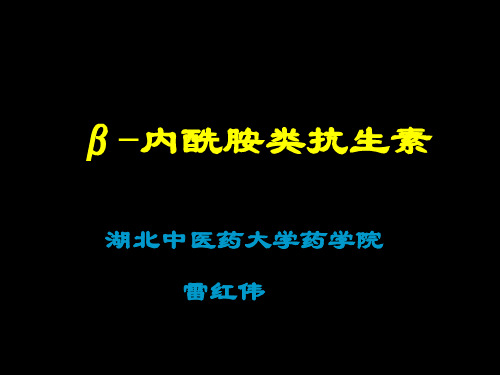 β 内胺类抗生素