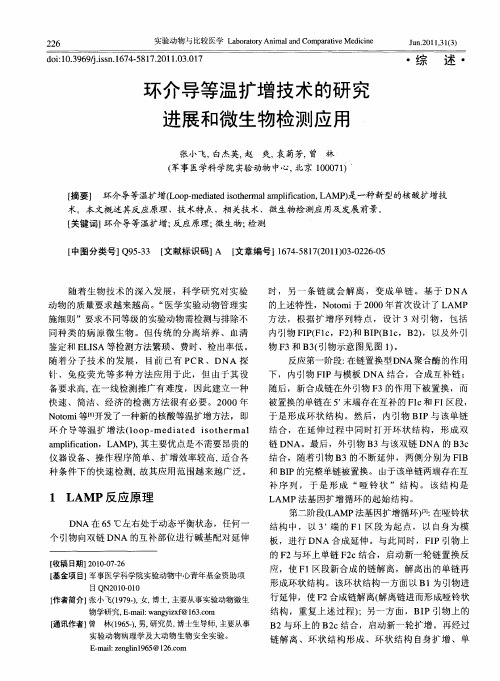 环介导等温扩增技术的研究进展和微生物检测应用