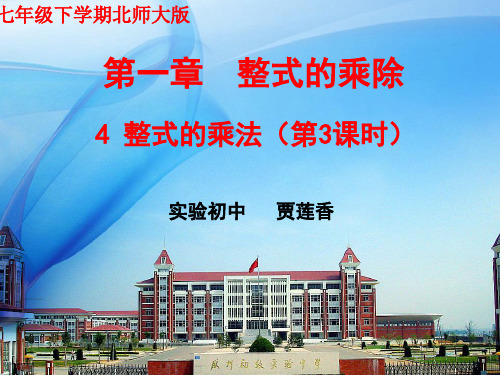 整式的乘法第三课时课件