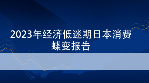 2023年经济低迷期日本消费蝶变报告