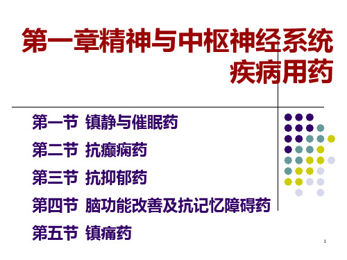 精神与中枢神经系统疾病用药PPT演示课件