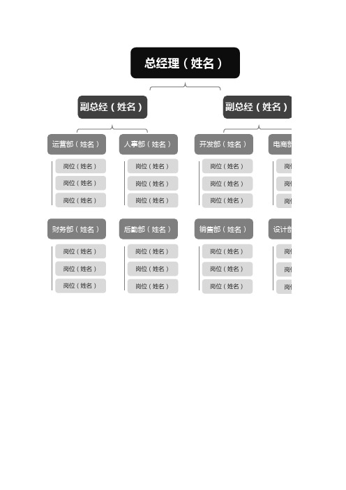 公司组织架构图excel表格模板_1