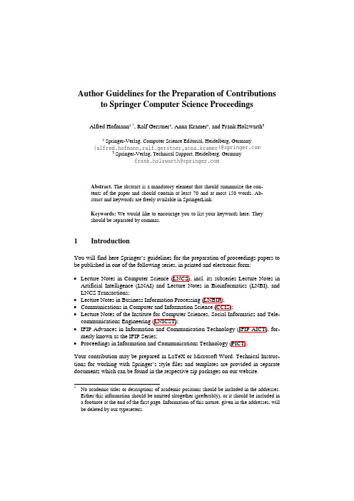 Springer_CS_Proceedings_Author_Guidelines_19APR2011