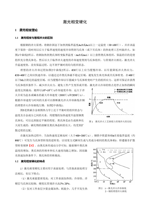 激光相变硬化