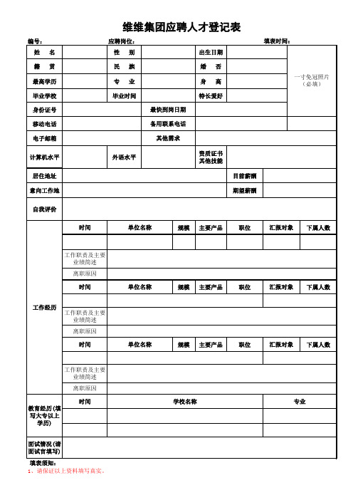 应聘岗位+姓名+学校+学历+专业+毕业年份+意向工作城市