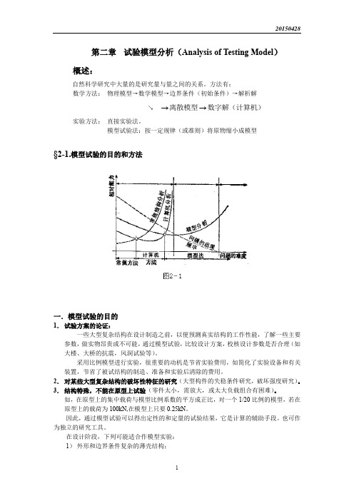 实验设计与分析实验模型分析