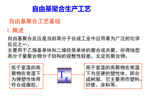 自由基聚合生产工艺