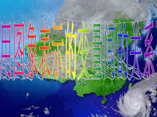 用图像表示的变量间关系 ppt课件