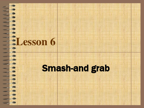 新概念第三册Lesson 6