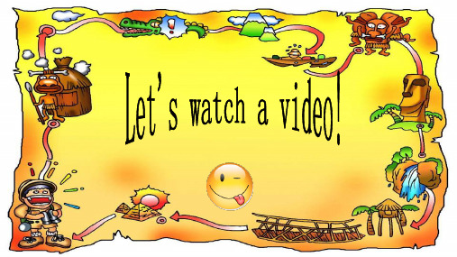 人教版初中英语一年级下册《Let's watch a video-A》图文课件
