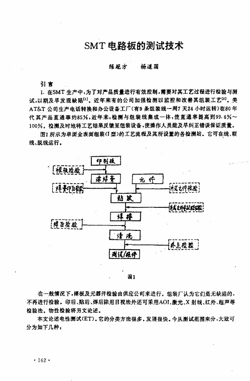 SMT电路板的测试技术