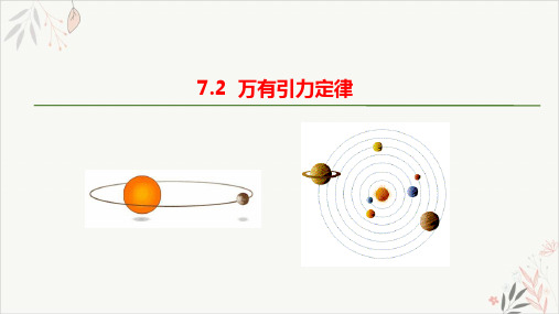 2019-2020学年高一下学期物理人教版(2019)必修第二册上课课件_7.2万有引力定律