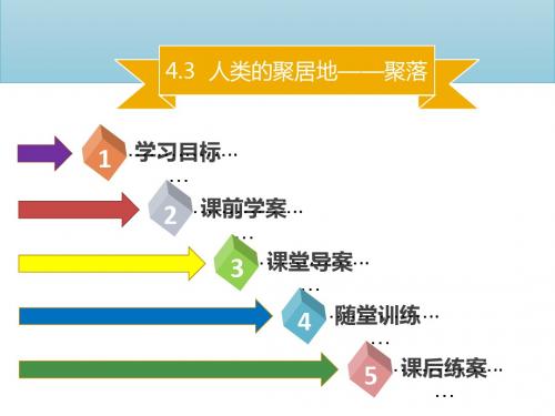 人教版七年级上地理 4.3   人类的聚居地——聚落 课件(共31张PPT)