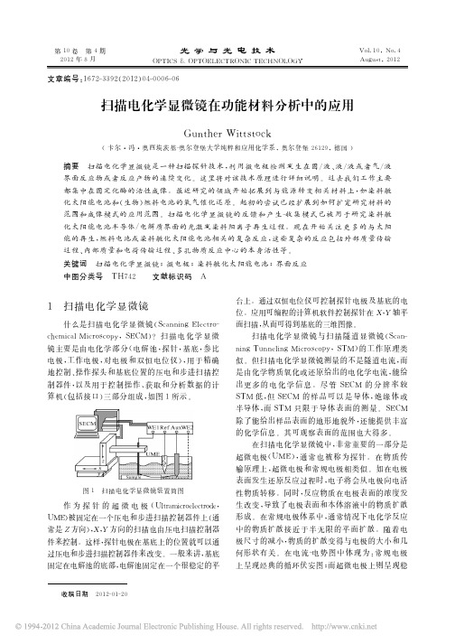 扫描电化学显微镜在功能材料分析中的应用_GuntherWittstock