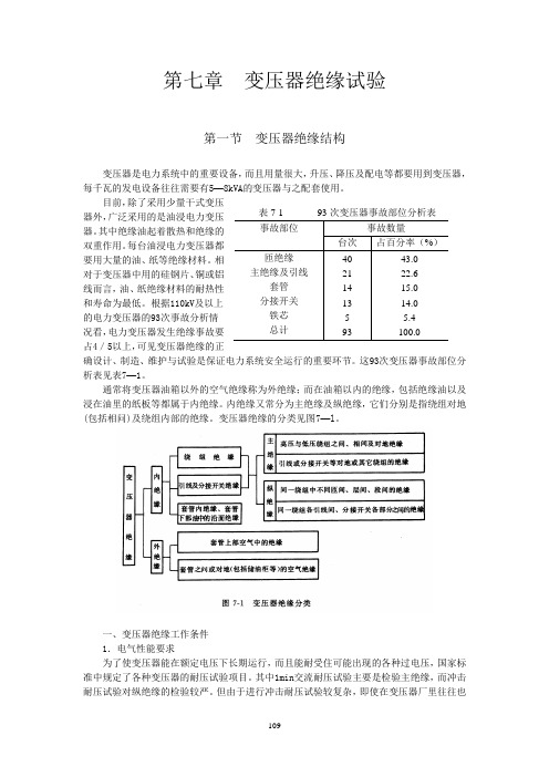 变压器绝缘试验