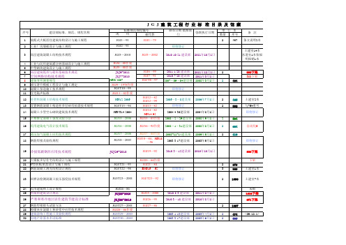 JGJ建筑工程行业标准