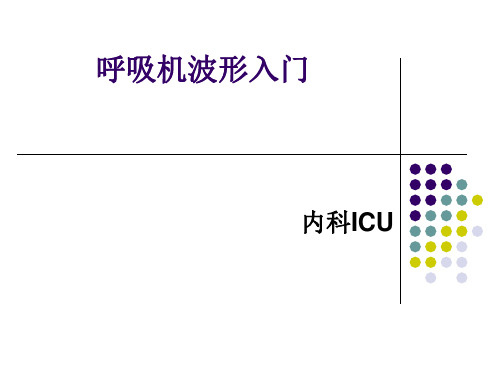 呼吸机波形分析 医学PPT课件