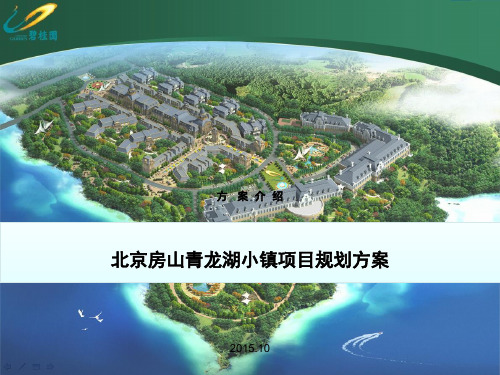 碧桂园-北京房山青龙湖文旅小镇项目规划方案