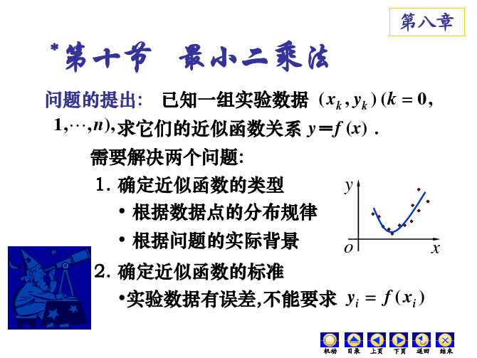 大学经典课件之高等数学——8-10最小二乘法