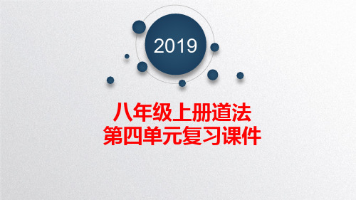 人教版道德与法治八年级上册第四单元维护国家利益复习课件 (共15张PPT)