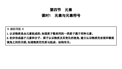 元素课件---2023--2024学年九年级化学鲁教版上册