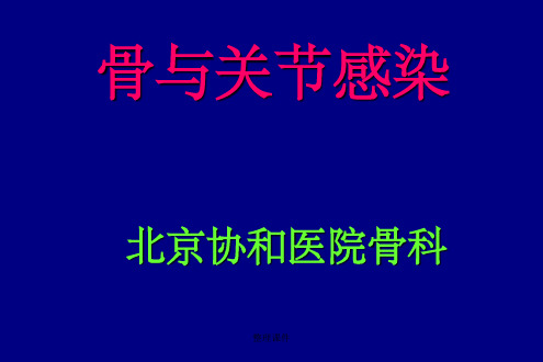 骨与关节感染,