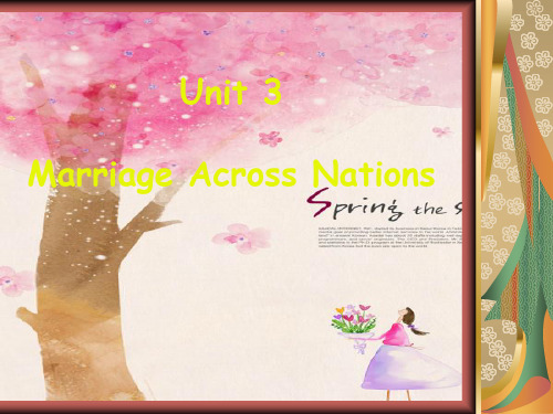 新视野2 Marriage Across Nations