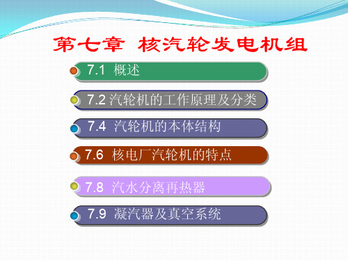 核汽轮发电机组