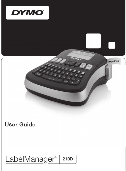 LabelManager 210D 使用指南说明书