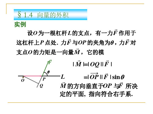 向量的外积