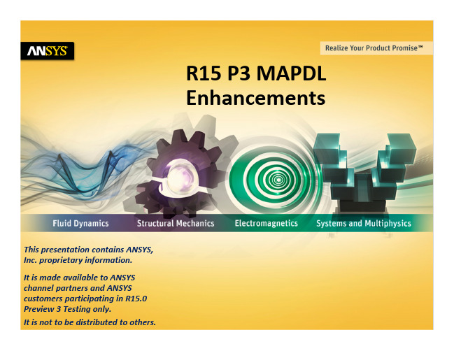 ANSYS MAPDL R150 P3 Update