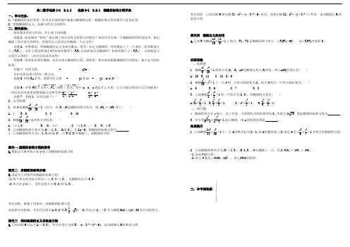 2.2.1  椭圆的标准方程学案