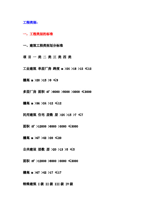 工程类别环境类别场地类别和土壤类别