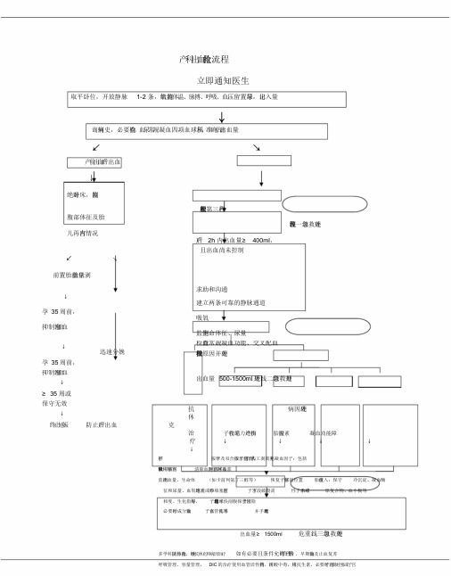 产科出血抢救流程文件.doc