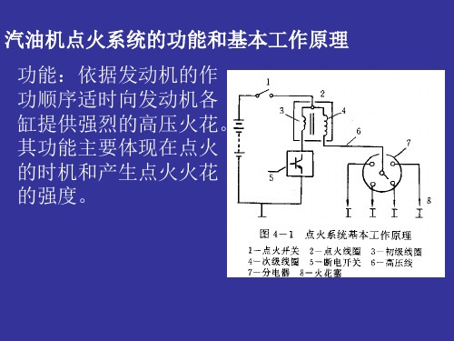 汽油机点火系统的功能和基本工作原理