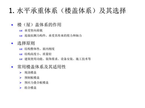 建筑结构体系分析PPT(36张)