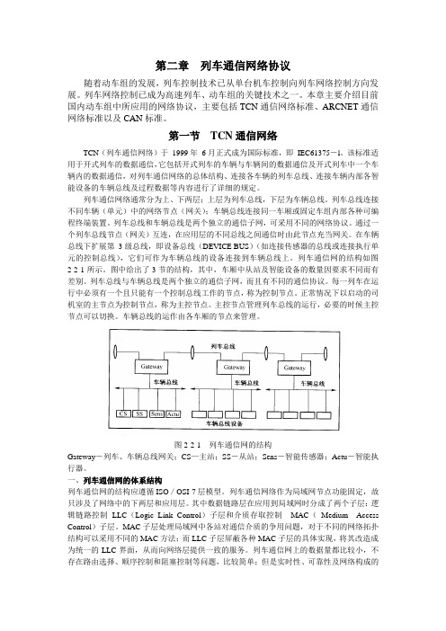 第二章  列车通信网络协议