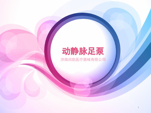 动静脉足泵ppt课件
