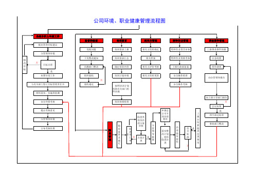 公司环境、职业健康管理流程图