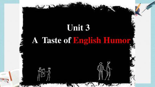 人教版高中英语必修四Unit 3《A taste of English humour》ppt课件4