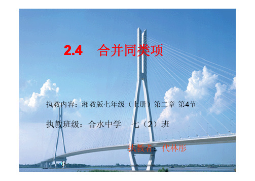 合并同类项(1)