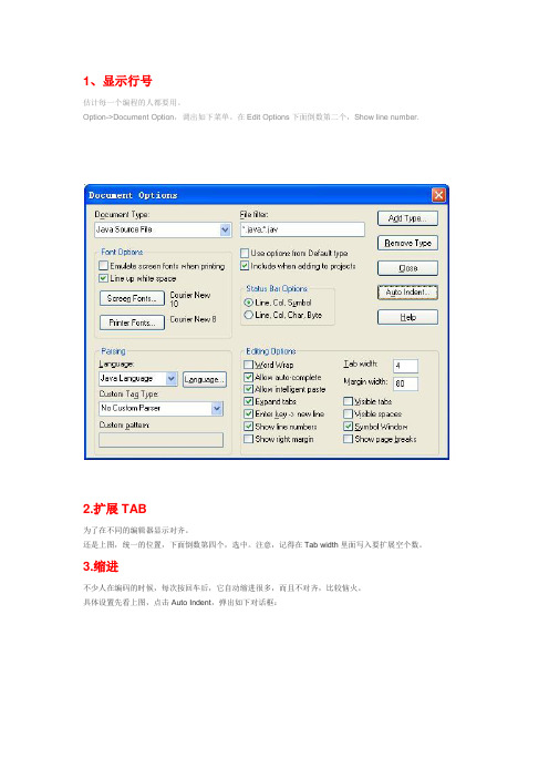 Source Insight 使用中的设置技巧