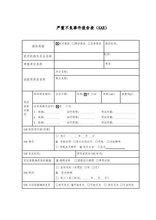 SAE-报告模板