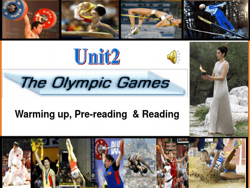 人教版高中英语 必修二 Unit2 The Olympic Games Warming up and