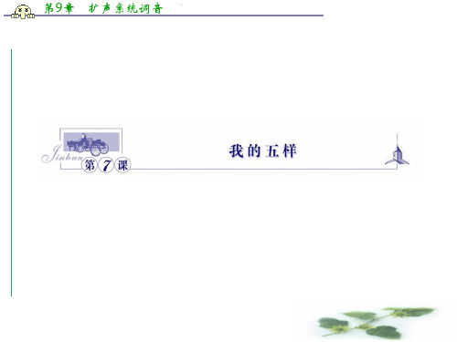 山西省运城市康杰中学高一语文苏教课件必修1 第1单元 第7课 我的五样