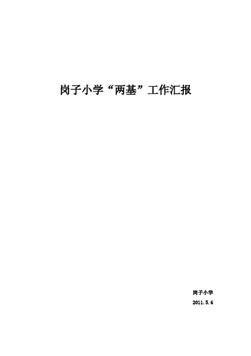 两基汇报材料