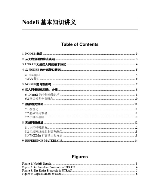 NodeB基本知识讲义GBasicsOnNodeBV