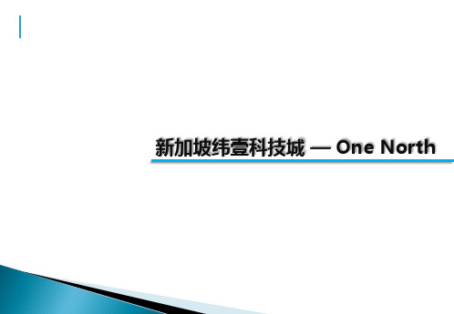 新加坡纬壹科技城—OneNorth项目案例分析报告30页